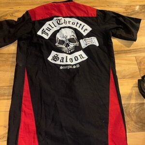 Biker apperal mechanics shirt red kap